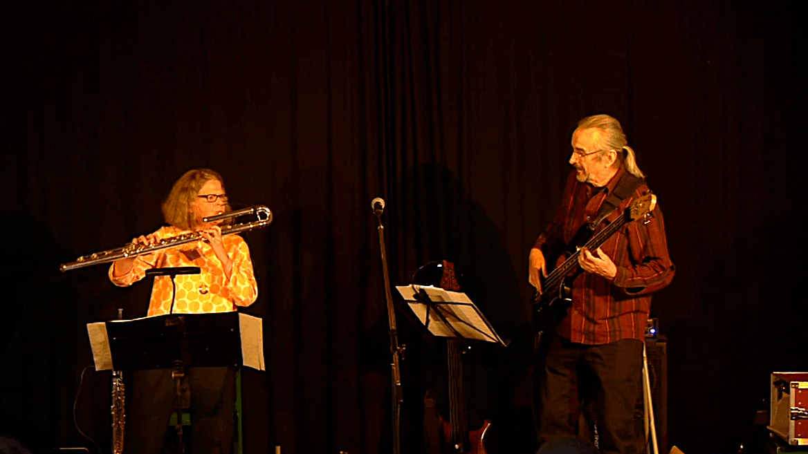 Norbert Dömling, Stephanie Wagner Flute 'n' Bass Elektrolyte Foto Jo Henker
